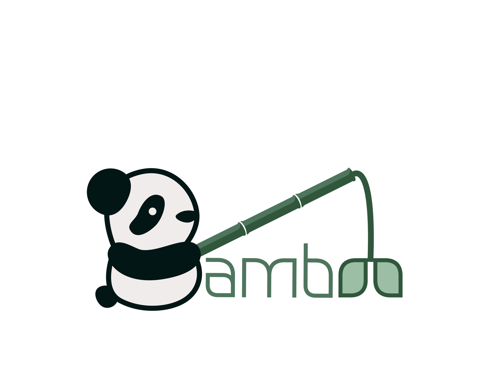 Bamboo Panda Logo by Indriani on Dribbble