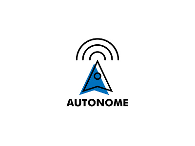 Driverless Car - Autonome branding car app dailylogochallenge design driverless car icon logo vector