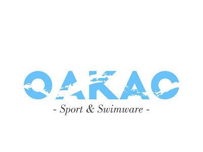 Fashion Brand Wordmark - OAKAO branding dailylogochallenge design logo ocean sport clothing swimwear typography vector wordmark logo