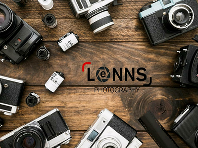 Photograper logo - Lenns branding camera dailydesignchallenge lens logo photography photographyshop typography vector wordmark