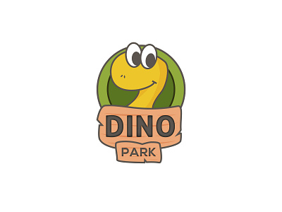 Dinosaur Amusement Park - Dino Park amusement park brachiosaurus branding daily logo design dailydesignchallenge dailylogochallenge dailylogodesign design dinosaur icon logo logodesignchallenge typography vector