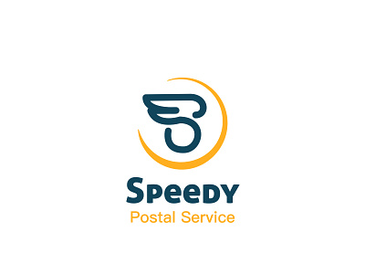 Postal Service - Speedy branding daily logo design dailydesignchallenge dailylogochallenge dailylogodesign design icon logo logodesignchallenge postal service s logo typography vector wing