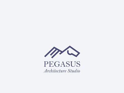 Architectural Firm - Pegasus achitecture branding daily logo design dailydesignchallenge dailylogochallenge dailylogodesign design icon logo logodesignchallenge pegasus vector