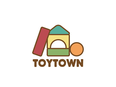 Toy Store - Toy Town branding daily logo design dailylogochallenge dailylogodesign design icon logo logodesignchallenge toy store vector
