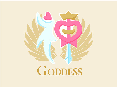 Goddess chinese character chinese typography god goddess gold typography vector womans day 神
