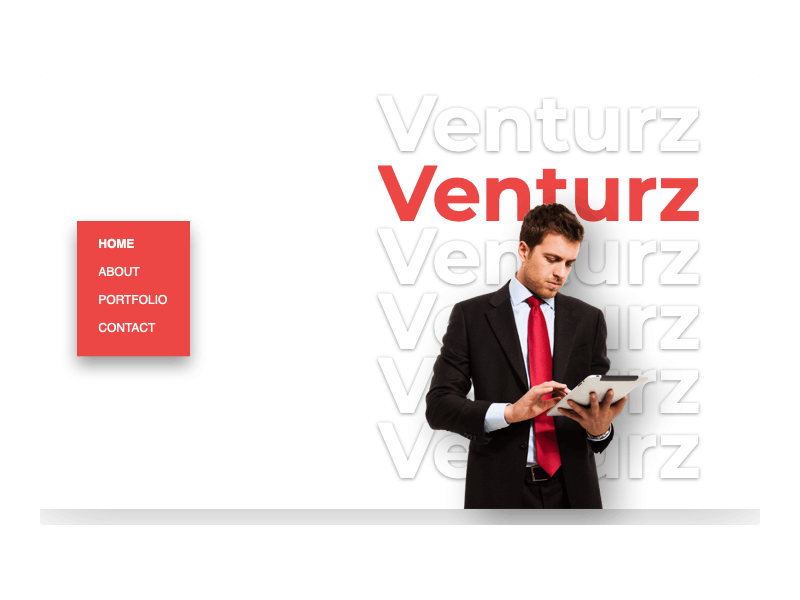 Hover concept - venturz concept design flat hover hover state mockup ui web