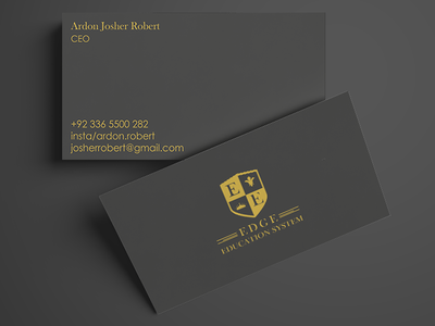 Visiting Card advertisement artdirection branding creative design gold graphic graphicdesign icon identity logo typography