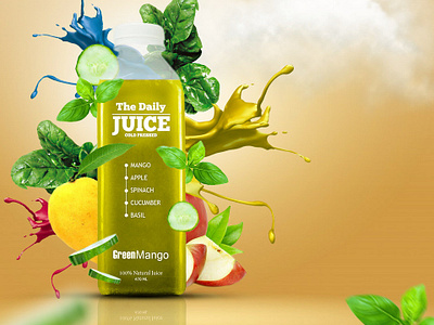 Juice advertisement artdirection branding creative desi design doughnut food gold graphic graphicdesign icon identity illustration pakistan typography ui ux vector web