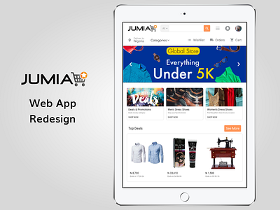 Jumia Material 2 adobe xd e commerce material design shopping ux design