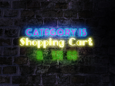 Category is Shopping Cart Realness (2018) category is drag race neon sign realness rupaul supermarket team neon