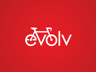 Evolve bicycle bicycle logo branding evolve graphic design icon logo logo design symbol design typography