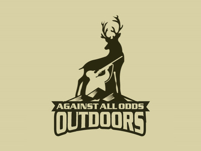 Against All Odds Outdoor branding deer deer logo graphic design hunting hunting logo logo logo design outdoor outdoor logo shooting shooting logo vintage vintage logo
