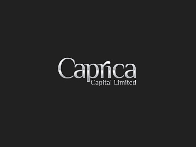 Caprica accounting logo branding faizi graphic design logo logo design logodesign management logo typography vector