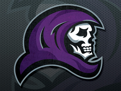 Reapers Main Logo death fantasy football football grim reaper reaper scythe skull sports sports logo team