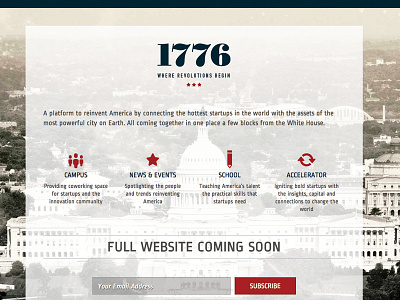 1776 - Landing Page