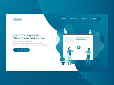 Ututs Landing Page