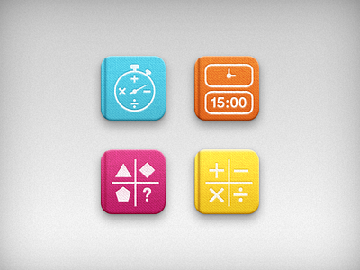 Sakura App Icons app icons ios math maths patterns sakura shapes shiny things texture time