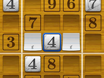 Sudoku Touch — UI Detail