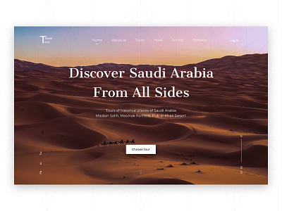 Travel design ui web