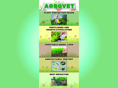 Agriculture store banner advertising agriculture banner design graphic