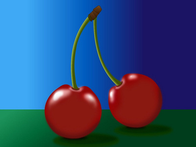Cherry illustartion