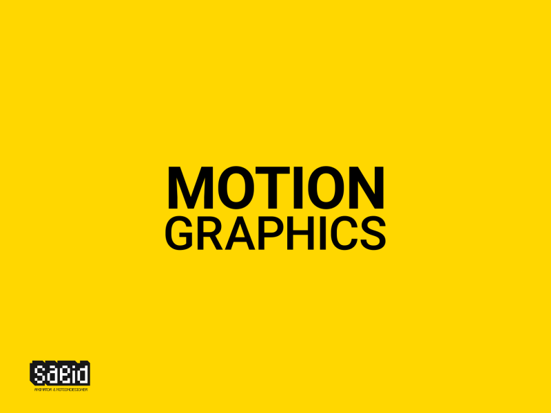 Motion Graphics after effects animated animated pattern graph editor icon illustration logo motion design motion graphics saeid khorasaniy typography سعید خراسانی