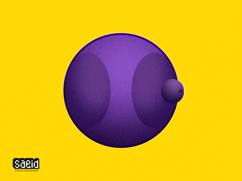 Purple Frenzy 2d 2danimation animated animated pattern animation boob boobs breast illustration motion design motion graphics purple saeid khorasaniy tit