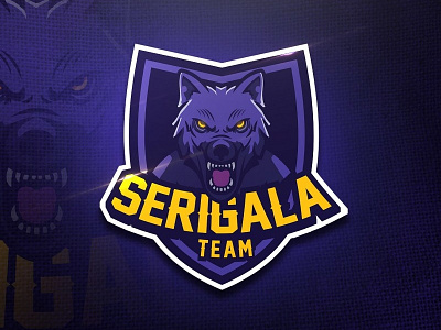 Serigala Team - Mascot & Esport Logo