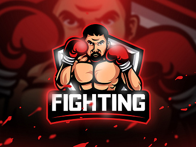 Fighting - Mascot & Esport Logo