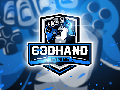 Godhand Gaming - Mascot & Esport logo controller esport fist game gamepad hand logo mascot sport squad stick unique
