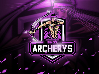 Archery Shot - Mascot & Esport logo