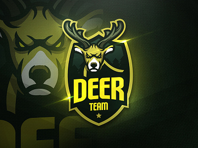 Deer Team - Mascot & Esport Logo