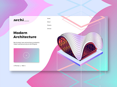 Modern Architecture - Banner & Landing Page