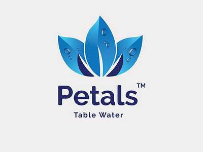 Petals table water