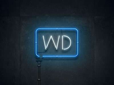WD - personal branding animation branding colors gif guidelines identity neon personal retro wallpapers