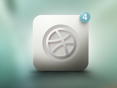 Dribbble Invites creative dribbble icon illustration invites ios logo pastel photoshop