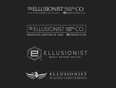 Ellusionist Logo brand identity branding branding design design ellusionist logo logotype magic playing cards