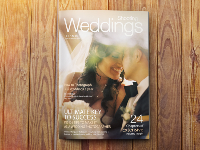 Shooting Weddings photography wedding book magazine design wood tips photographer success
