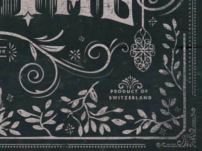 Wish I could show more branding design grunge illustration illustrator label texture typography vector vintage