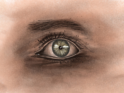 Eyeball sketch in Procreate doodle drawing eye eyeball illustration ipad procreate sketch