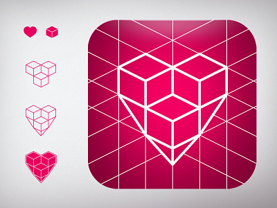 Spun App Icon app branding icon ios pink spun