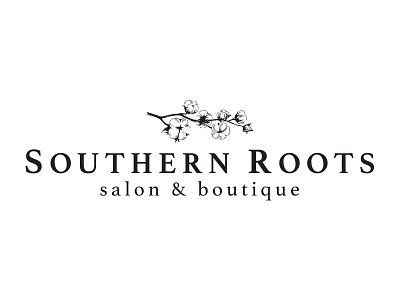Southern Roots Salon & Boutique brand design logo