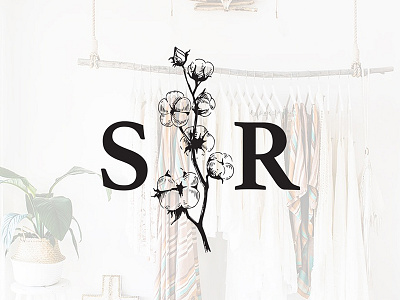 Southern Roots Salon & Boutique Simplified Logo branding design logo