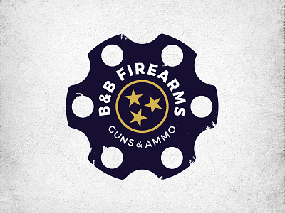 B&B Firearms Main Logo branding design logo
