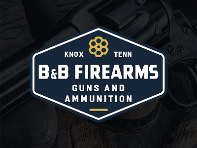 B&B Firearms Secondary Logo branding design logo