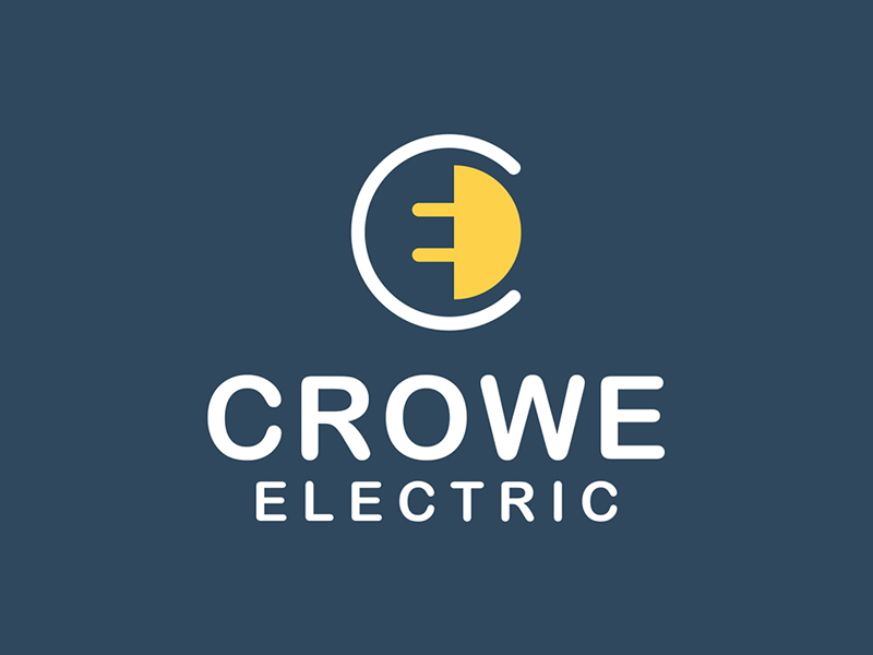 Crowe Electric Stacked Logo by dhayescreative on Dribbble