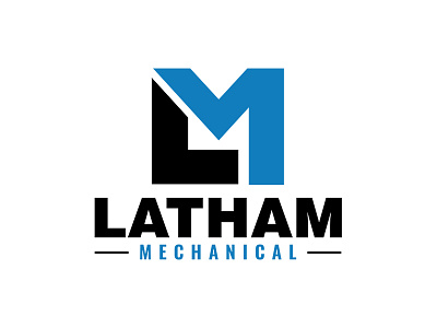 Latham Mechanical Logo brand branding design logo production