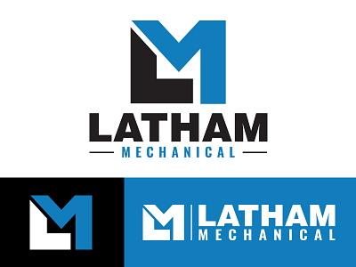 Latham Mechanical Logo brand branding design icon logo production