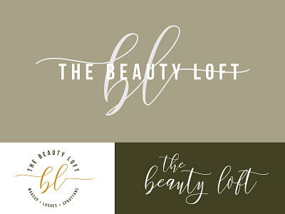 The Beauty Loft Logo Variations brand branding design logo production