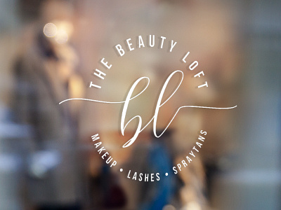 The Beauty Loft Logo Signage Mockup